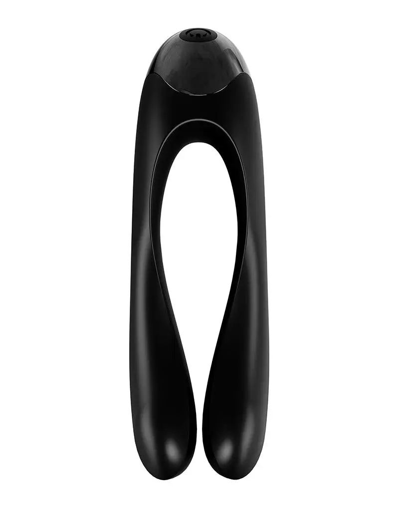 Satisfyer - Candy Cane Vinger Vibrator - Zwart 3 Satisfyer - Candy Cane Vinger Vibrator - Zwart - Afbeelding 3