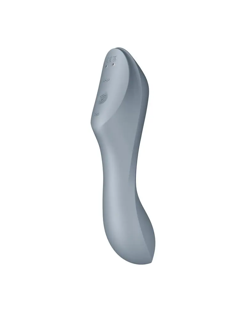 Satisfyer - Curve - Trinity 3-in-1 Vibrator - Grijs 6 Satisfyer - Curve - Trinity 3-in-1 Vibrator - Grijs - Afbeelding 6
