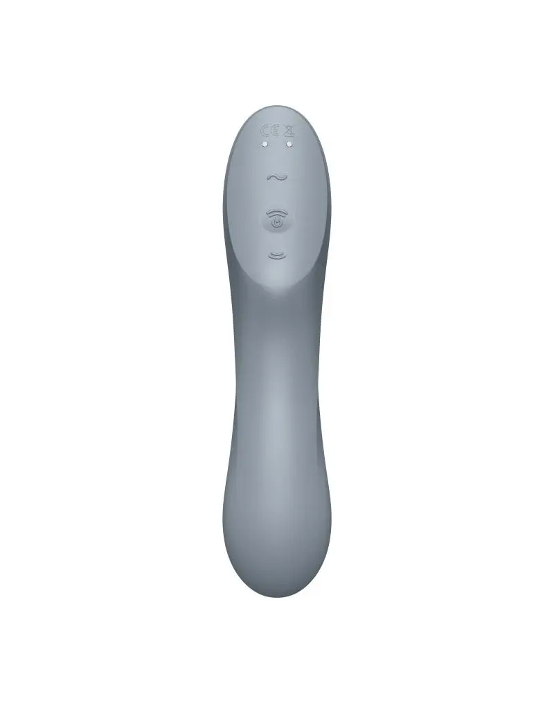 Satisfyer - Curve - Trinity 3-in-1 Vibrator - Grijs 7 Satisfyer - Curve - Trinity 3-in-1 Vibrator - Grijs - Afbeelding 7