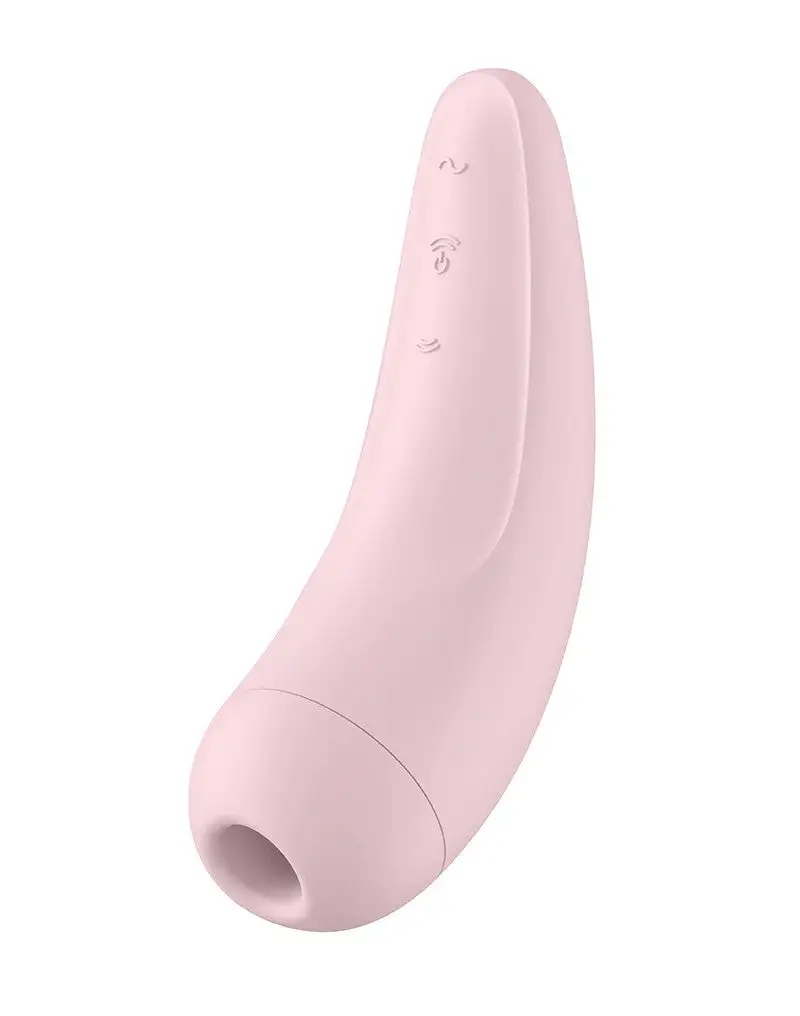 Satisfyer - Curvy 2+ Pink App Connect Clitoris Vibrator 2 Satisfyer - Curvy 2+ Pink App Connect Clitoris Vibrator - Afbeelding 2