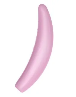 Satisfyer - Curvy 3+ Pink App Controlled Luchtdruk Opleg Vibrator -Sex Toys winkel Satisfyer Curvy 3 pink app controlled luchtdruk opleg vibrator 4