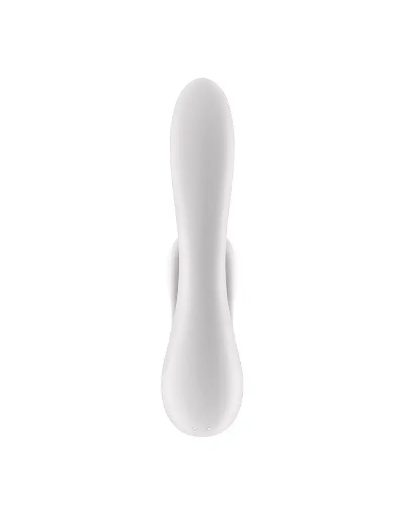 Satisfyer - Double Flex Rabbit Tarzan Vibrator Met App Control - Wit 6 Satisfyer - Double Flex Rabbit Tarzan Vibrator Met App Control - Wit - Afbeelding 6