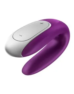 Satisfyer - Double Fun Luxe Partner Vibrator Met App Control - Paars -Sex Toys winkel Satisfyer Double Fun Luxe Partner Vibrator met APP Control paars 3