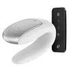 Satisfyer - Double Fun Luxe Partner Vibrator Met App Control - Wit