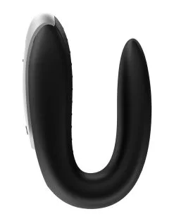 Satisfyer - Double Fun Luxe Partner Vibrator Met App Control - Zwart -Sex Toys winkel Satisfyer Double Fun Luxe Partner Vibrator met APP Control zwart 4