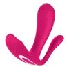 Satisfyer - Draagbare Vibrator Met Anaal Stimulator Top Secret Plus - Roze