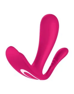 Satisfyer - Draagbare Vibrator Met Anaal Stimulator Top Secret Plus - Roze