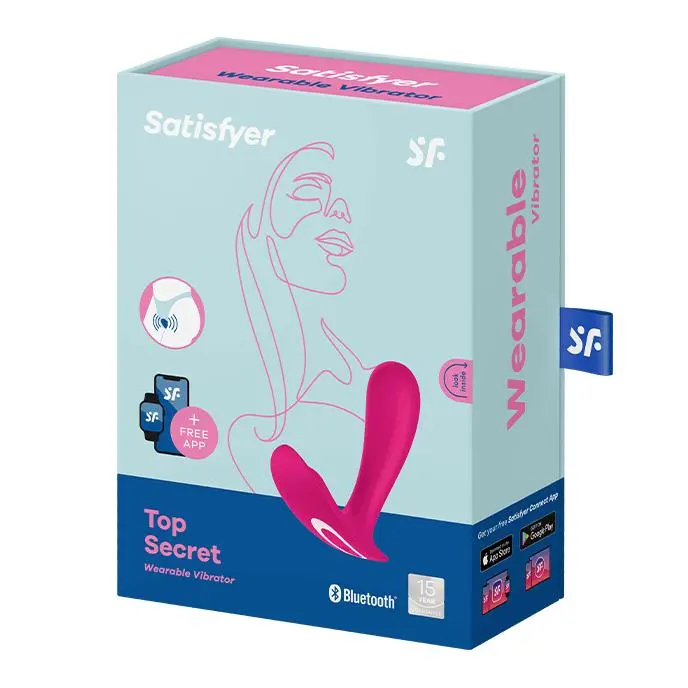 Satisfyer - Draagbare Vibrator Met Anaal Stimulator Top Secret - Roze 2 Satisfyer - Draagbare Vibrator Met Anaal Stimulator Top Secret - Roze - Afbeelding 2
