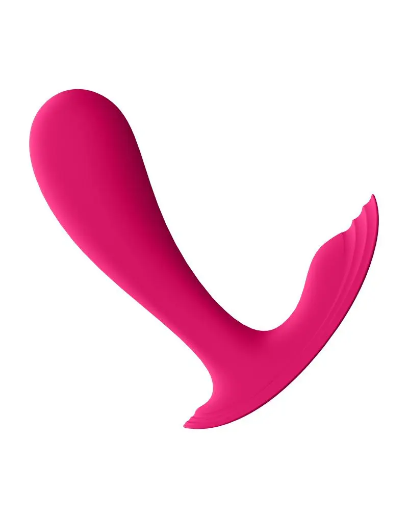 Satisfyer - Draagbare Vibrator Met Anaal Stimulator Top Secret - Roze 3 Satisfyer - Draagbare Vibrator Met Anaal Stimulator Top Secret - Roze - Afbeelding 3