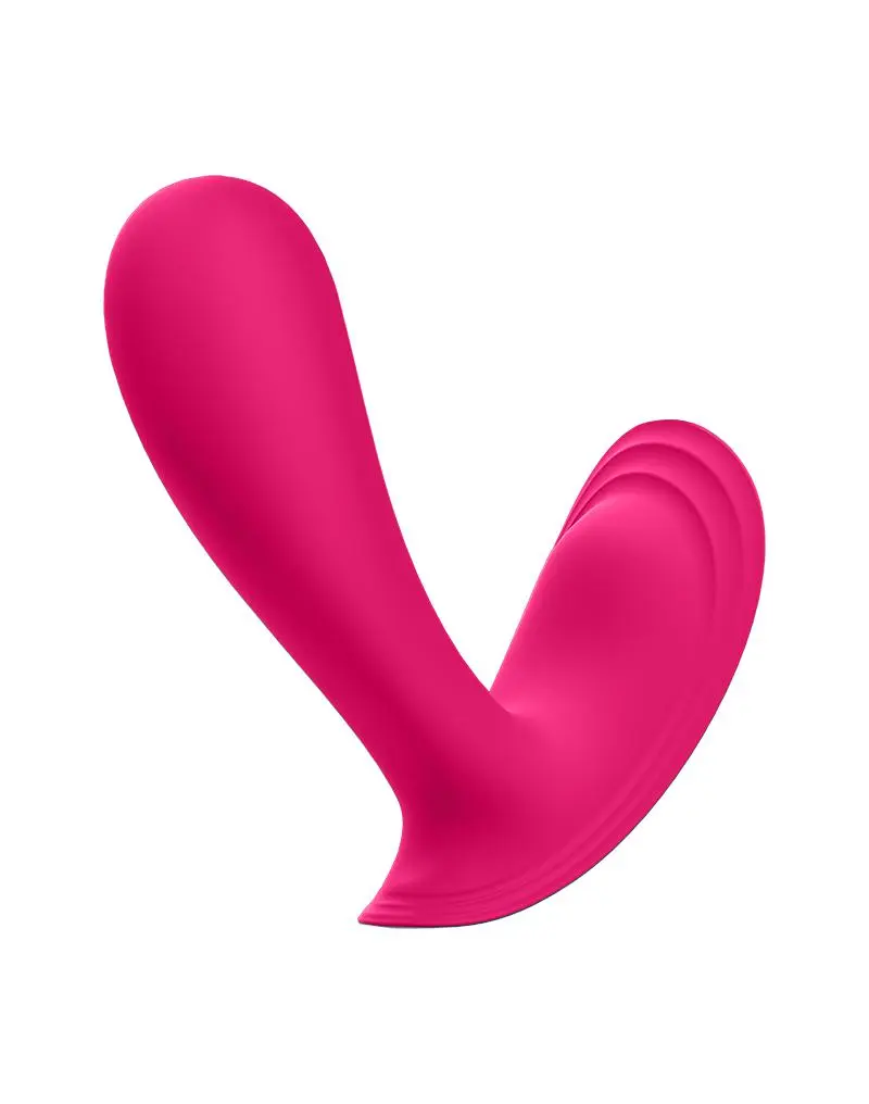 Satisfyer - Draagbare Vibrator Met Anaal Stimulator Top Secret - Roze 4 Satisfyer - Draagbare Vibrator Met Anaal Stimulator Top Secret - Roze - Afbeelding 4
