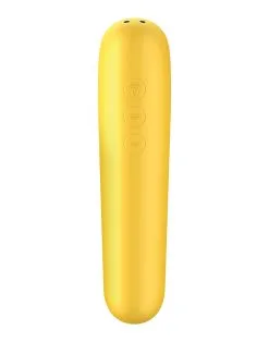 Satisfyer - Dual Love Vibrerende Luchtdruk Vibrator Met Bluetooth En App Control - Geel -Sex Toys winkel Satisfyer Dual Love Vibrerende Luchtdruk Vibrator met bluetooth en APP control geel 3