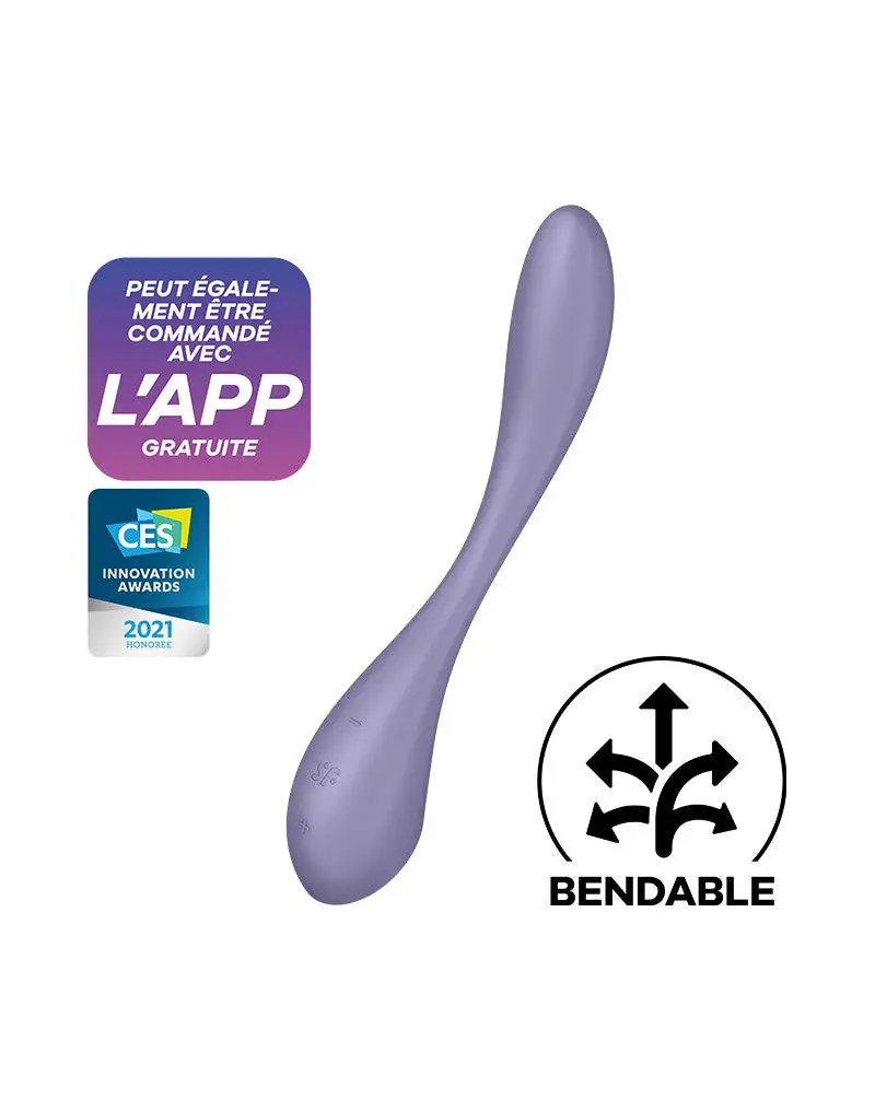 Satisfyer - G-Spot Flex 5+ - Flexibele G-Spot Vibrator (met App Control) - Lila 10 Satisfyer - G-Spot Flex 5+ - Flexibele G-Spot Vibrator (met App Control) - Lila - Afbeelding 10