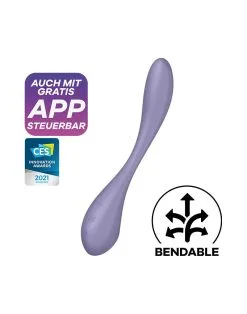 Satisfyer - G-Spot Flex 5+ - Flexibele G-Spot Vibrator (met App Control) - Lila 17 Satisfyer - G-Spot Flex 5+ - Flexibele G-Spot Vibrator (met App Control) - Lila -Sex Toys winkel Satisfyer G Spot Flex 5 Flexibele G Spot Vibrator met App Control Lila 8