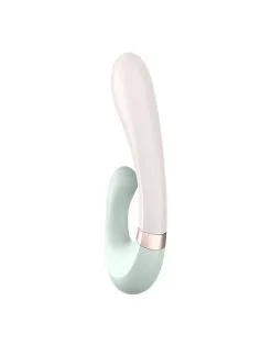 Satisfyer - Heat Wave - Verwarmde Rabbit Vibrator Met App Control - Mintgroen -Sex Toys winkel Satisfyer Heat Wave Verwarmde Rabbit Vibrator Met App Control Mintgroen 4