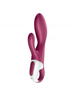 Satisfyer - Heated Affair Verwarmde G-spot Vibrator En Rabbit Vibrator Met App Control - Berry Rood