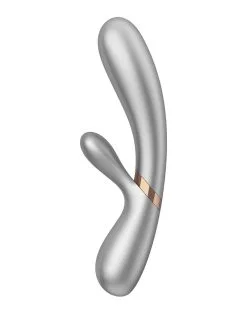 Satisfyer - Hot Love Verwarmende Vibrator Met App Control - Zilver -Sex Toys winkel Satisfyer Hot Love Verwarmende Vibrator met APP Control zilver 3