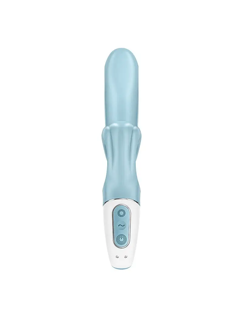 Satisfyer - Love Me - Rabbit Vibrator - Lichtblauw 4 Satisfyer - Love Me - Rabbit Vibrator - Lichtblauw - Afbeelding 4