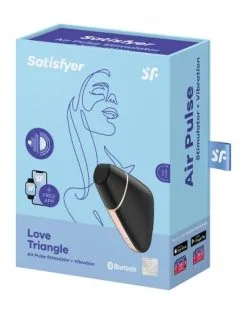 Satisfyer - Love Triangle Black App Connect Clitoris Vibrator -Sex Toys winkel Satisfyer Love Triangle Black APP Connect Clitoris Vibrator 3