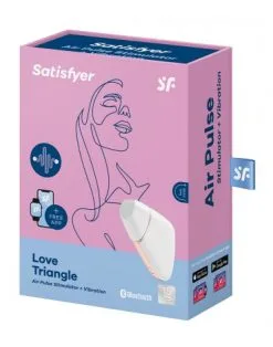 Satisfyer - Love Triangle White App Connect Clitoris Vibrator -Sex Toys winkel Satisfyer Love Triangle White APP Connect Clitoris Vibrator 3