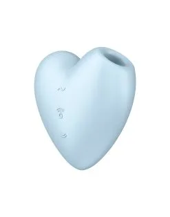 Satisfyer - Luchtdruk Vibrator CUTIE HEART - Lichtblauw -Sex Toys winkel Satisfyer Luchtdruk Vibrator CUTIE HEART lichtblauw 5