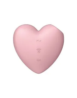 Satisfyer - Luchtdruk Vibrator CUTIE HEART - Roze -Sex Toys winkel Satisfyer Luchtdruk Vibrator CUTIE HEART roze 4