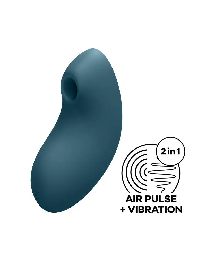 Satisfyer - Luchtdruk Vibrator Vulva Lover 2 - Blauw 3 Satisfyer - Luchtdruk Vibrator Vulva Lover 2 - Blauw - Afbeelding 3