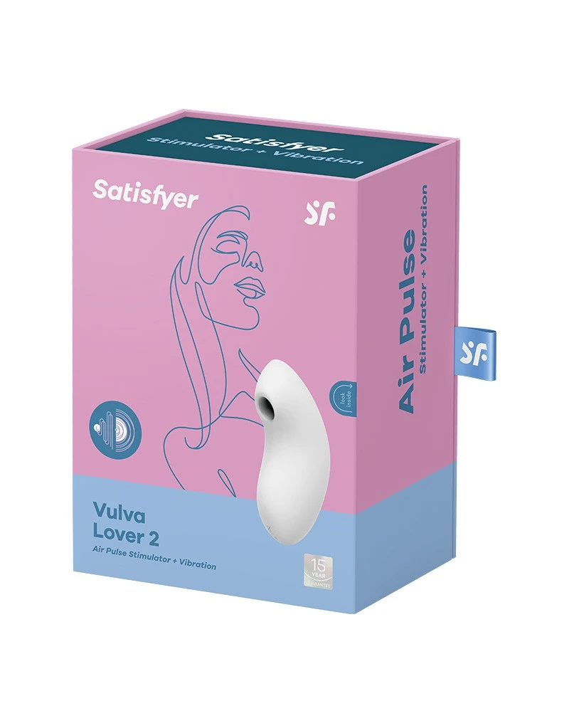 Satisfyer - Luchtdruk Vibrator Vulva Lover - Wit 2 Satisfyer - Luchtdruk Vibrator Vulva Lover - Wit - Afbeelding 2