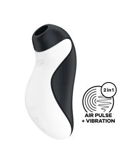 Satisfyer - Orca Luchtdruk Vibrator - Zwart/Wit -Sex Toys winkel Satisfyer Orca Luchtdruk Vibrator ZwartWit 7