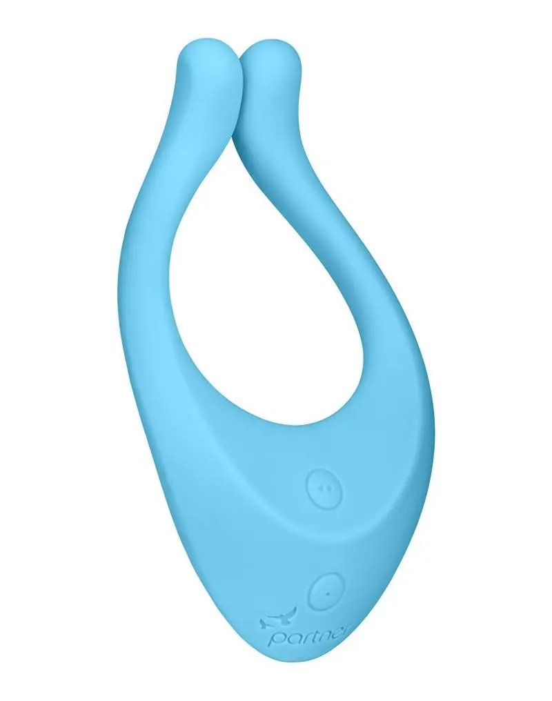 Satisfyer - Partner Vibrator Multifun 1 - Lichtblauw 4 Satisfyer - Partner Vibrator Multifun 1 - Lichtblauw - Afbeelding 4
