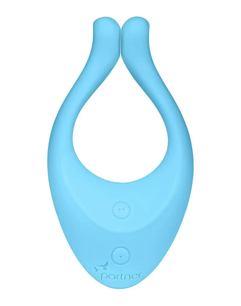 Satisfyer - Partner Vibrator Multifun 1 - Lichtblauw 6 Satisfyer - Partner Vibrator Multifun 1 - Lichtblauw - Afbeelding 6