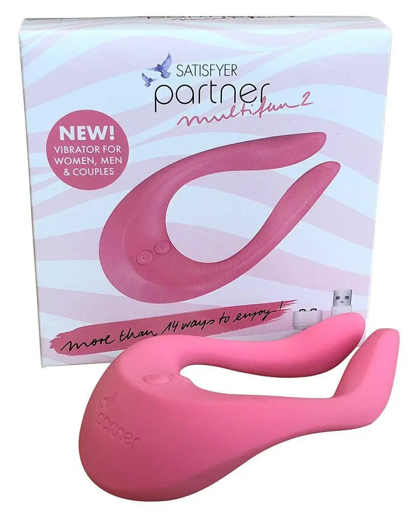 Satisfyer - Partner Vibrator Multifun 2 - Roze 1 Satisfyer - Partner Vibrator Multifun 2 - Roze