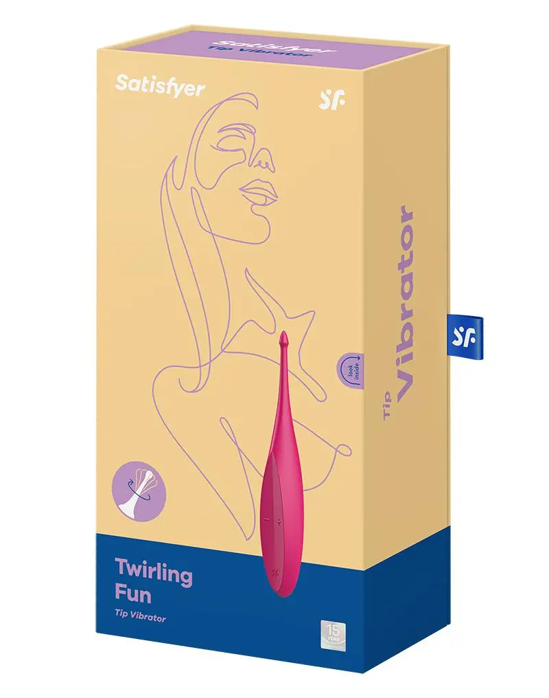 Satisfyer - Pinpoint Vibrator Twirling Fun - Magenta Roze 2 Satisfyer - Pinpoint Vibrator Twirling Fun - Magenta Roze - Afbeelding 2