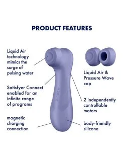 Satisfyer - Pro 2 Generation 3 Luchtdruk Vibrator Met App Control - Lila 11 Satisfyer - Pro 2 Generation 3 Luchtdruk Vibrator Met App Control - Lila -Sex Toys winkel Satisfyer Pro 2 Generation 3 Luchtdruk Vibrator Met App Control Lila 4