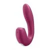 Satisfyer - Sunray Luchtdruk + G-spot Vibrator - Berry Rood