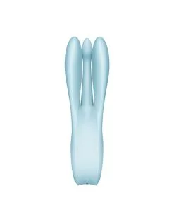 Satisfyer - Threesome 1 Multi Vibrator Met 3 Voelsprieten - Lichtblauw -Sex Toys winkel Satisfyer THREESOME 1 Multi Vibrator met 3 voelsprieten lichtblauw 7