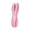 Satisfyer - Threesome 1 Multi Vibrator Met 3 Voelsprieten - LichtRoze