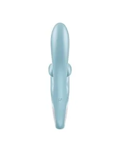 Satisfyer - Touch Me - Rabbit Vibrator - Lichtblauw -Sex Toys winkel Satisfyer Touch Me Rabbit Vibrator Lichtblauw 5