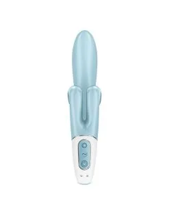 Satisfyer - Touch Me - Rabbit Vibrator - Lichtblauw -Sex Toys winkel Satisfyer Touch Me Rabbit Vibrator Lichtblauw 7
