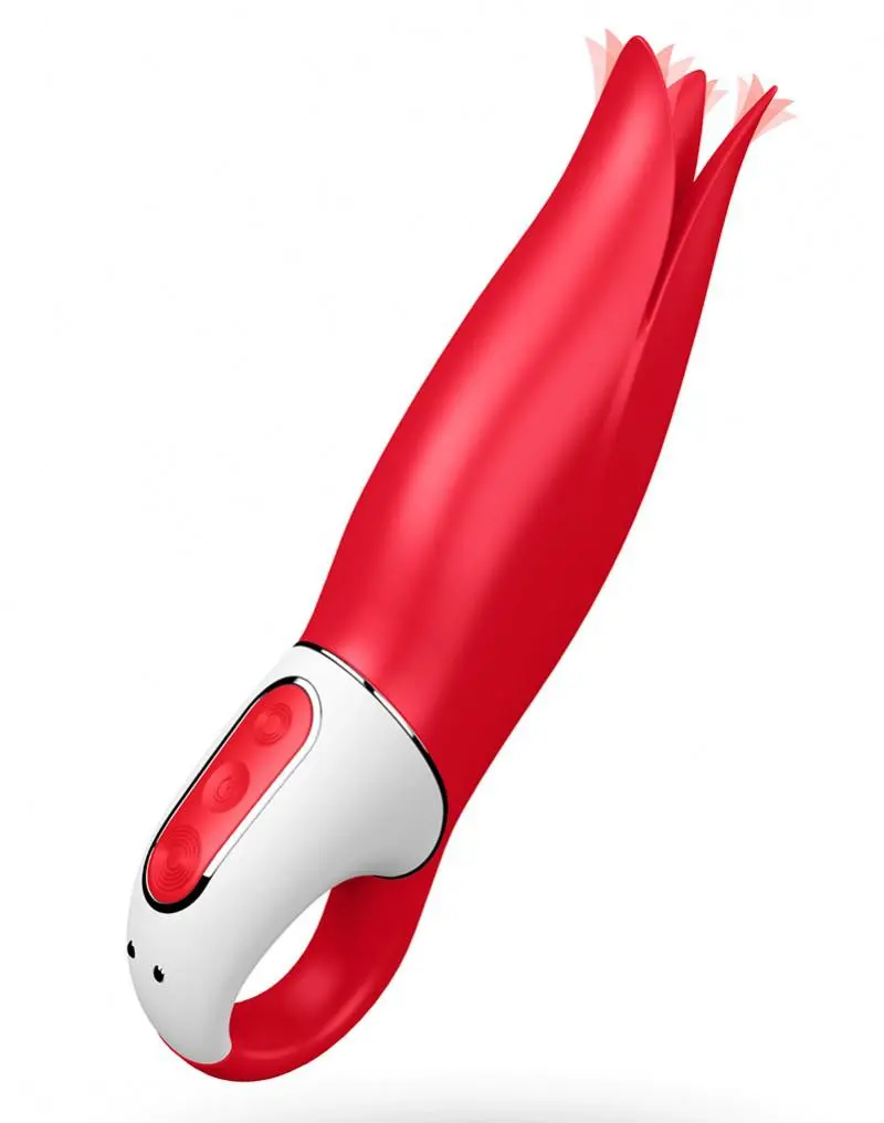 Satisfyer - Vibrator Power Flower Vibrator - Rood 1 Satisfyer - Vibrator Power Flower Vibrator - Rood