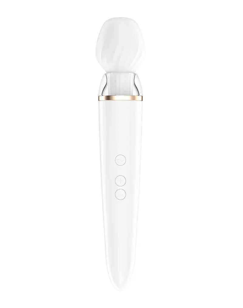 Satisfyer - Wand Vibrator Double Wand-er Met App Control - Wit 5 Satisfyer - Wand Vibrator Double Wand-er Met App Control - Wit - Afbeelding 5