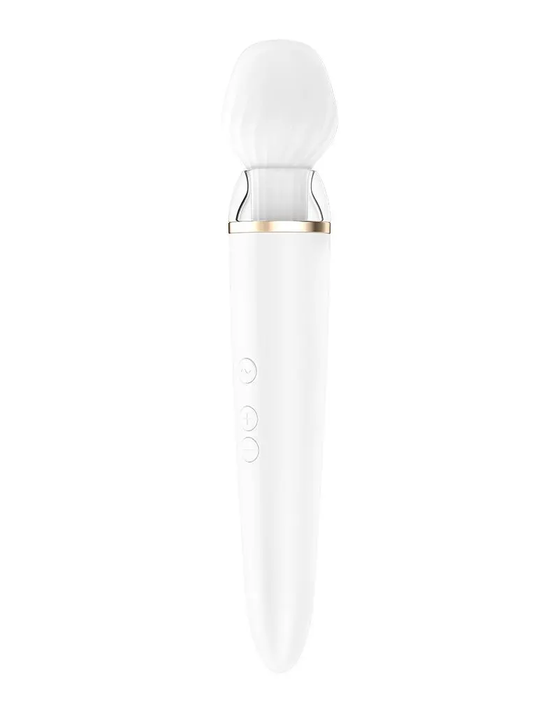 Satisfyer - Wand Vibrator Double Wand-er Met App Control - Wit 1 Satisfyer - Wand Vibrator Double Wand-er Met App Control - Wit