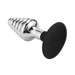 Kiotos Schroef Buttplug Aluminium Met Zuignap -Sex Toys winkel Schroef Buttplug aluminium met zuignap 5