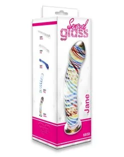 Sensual Glass Glazen Dildo Jane -Sex Toys winkel Sensual Glass Glazen Dildo Jane 3