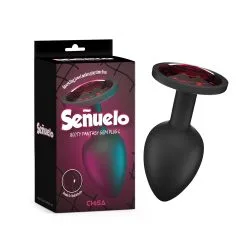 Señuelo - Booty Fantasy - Siliconen Buttplug Met Roze Siersteen -Sex Toys winkel Senuelo Booty Fantasy Siliconen Buttplug Met Roze Siersteen 4