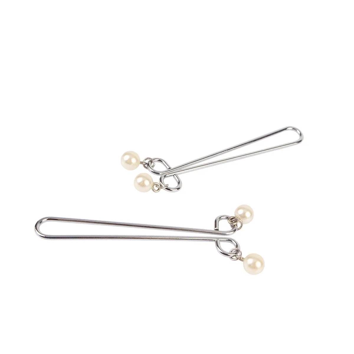 Señuelo - Fetish Fantasy Pearl Tepelklemmen Met Twee Hangende Parels 3 Señuelo - Fetish Fantasy Pearl Tepelklemmen Met Twee Hangende Parels - Afbeelding 3