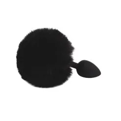 Señuelo - Siliconen Buttplug Met Konijnenstaart - Zwart -Sex Toys winkel Senuelo Siliconen Buttplug Met Konijnenstaart Zwart 5