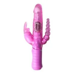 Seven Creations Tarzan Vibrator Met Anaal Stimulator - Roze