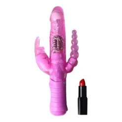 Seven Creations Tarzan Vibrator Met Anaal Stimulator - Roze -Sex Toys winkel Seven Creations Tarzan Vibrator met Anaal Stimulator roze 4