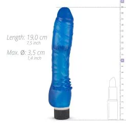 Seven Creations Waterdichte Blauwe Vibrator -Sex Toys winkel Seven Creations Waterdichte blauwe Vibrator 8