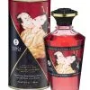 Shunga - Aphrodisiac - Verwarmende Olie Voor Erogene Zones - Om Te Kussen/Likken - Sparkling StrawBerry Wine